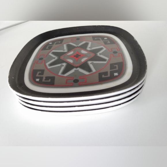 Vintage Japanese China Salad Small Plates Set of 4 - Picture 6 of 8